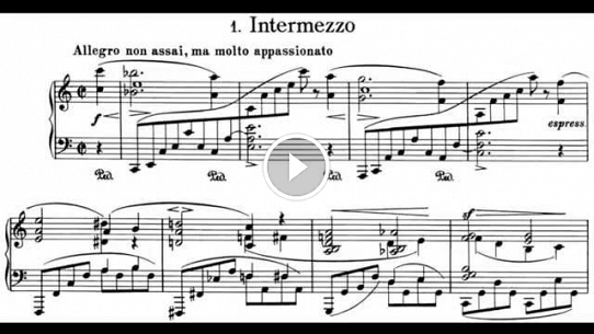 Brahms: 6 Piano Pieces, Op. 118: No. 1, Intermezzo in A Minor