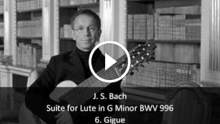 Suite in E minor BWV996: VI. Gigue