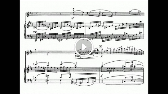 Prokofiev : Violin Sonata No.2 in D major Op.94a : I Moderato