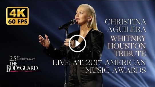 [Full] Christina Aguilera - Whitney Houston Tribute (Live at 2017 American Music Awards) [4K]