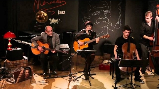 Eva Dénia Trio en concert - Ballade des dames du temps jadis /2 - Café Mercedes Jazz, Live 2011