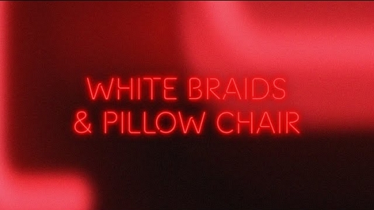 White Braids & Pillow Chair